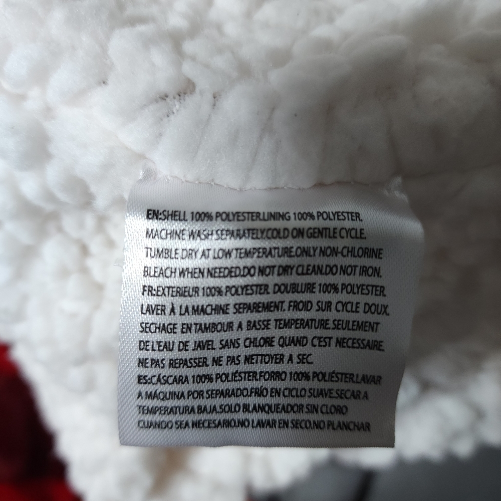 The Comfy Red Black Plaid Wearable Oversized Fleece Blankets - Picture 11 of 14